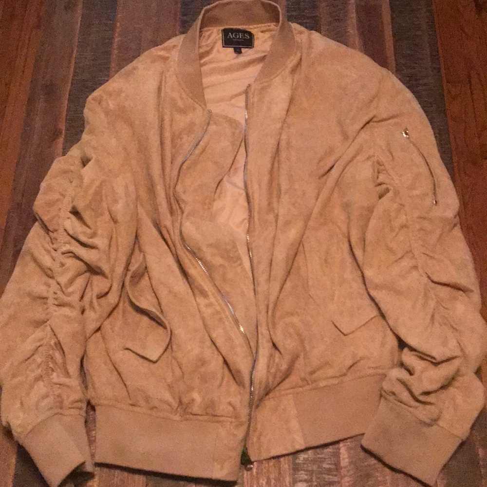 soft and heavy bomber jacket